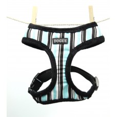 DOGUE Pettorina Striped Harness Blue/Black